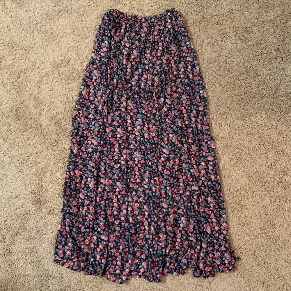 Abercrombie Floral Maxi Skirt